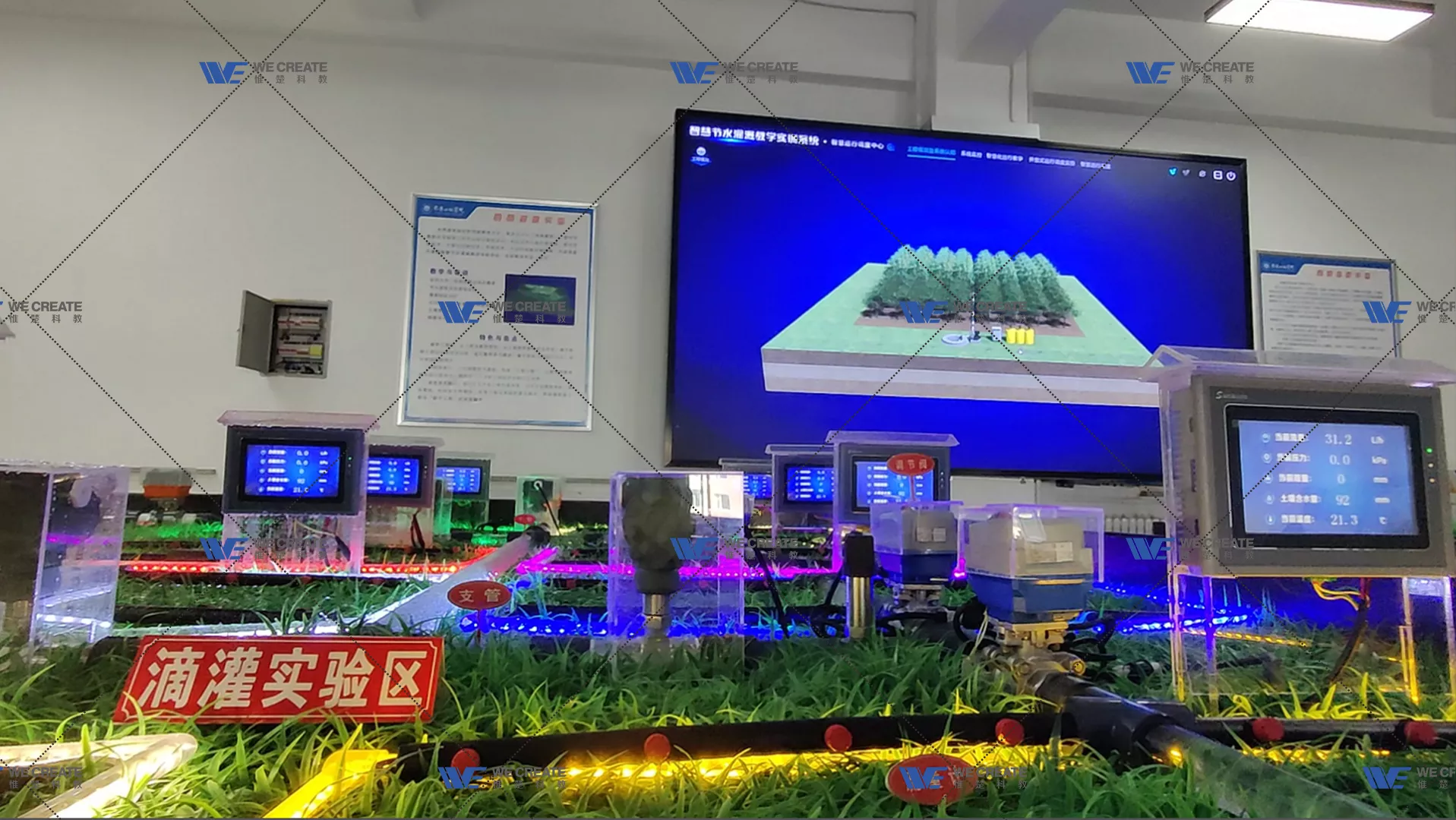 管道智慧灌溉调度运行虚实结合平台